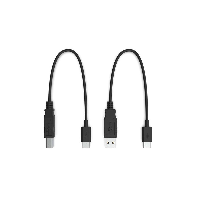 C M E WIDI Uhost OTG USB-B MIDI Cable Pack 1 - USB B OTG to USB-C (10cm) + USB A to USB-C Cables (10cm) - USB Cables for Connecting WIDI Uhost (Wireless MIDI) with USB MIDI Instruments and Computers - Image 2